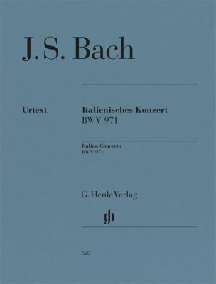 バッハ:イタリア協奏曲 ヘ長調 BWV 971/原典版/Scheideler編/Derzhavina運指 【輸入:ピアノ】