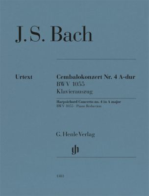 バッハ:チェンバロ協奏曲 第4番 イ長調 BWV 1055/Mullemann & Minuth編: ピアノ・リダクション 【輸入:ピアノ】