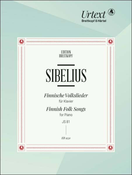 シベリウス:フィンランドの民謡 JS 81/シベリウス全集に基づく原典版/Pulkkis編 【輸入:ピアノ】