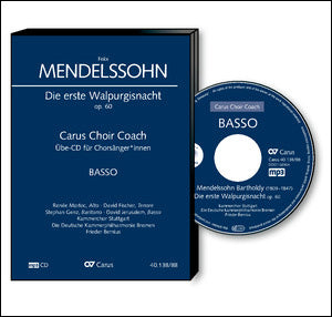 メンデルスゾーン:最初のワルプルギスの夜 Op.60: バス・パート合唱練習用 MP3CD 【輸入:CD/DVD】