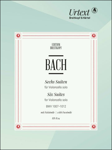 バッハ:無伴奏チェロ組曲 BWV 1007-1012 【輸入:チェロ】