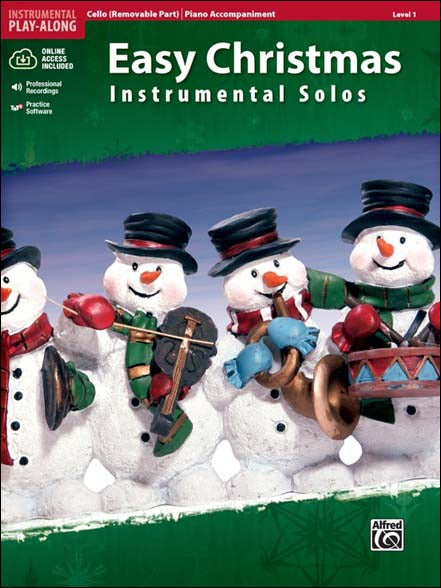 ソロ楽器のためのクリスマス曲集 レベル 1 - チェロ編: CD付 【輸入:チェロ】