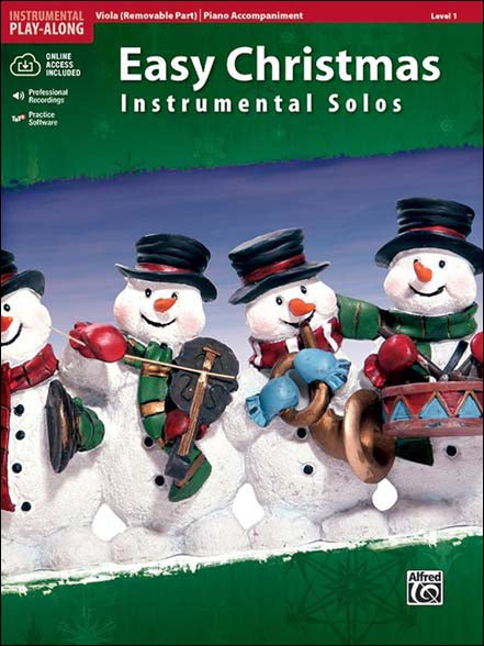 ソロ楽器のためのクリスマス曲集 レベル 1 - ビオラ編: CD付 【輸入:ヴィオラ】