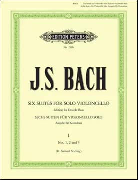 バッハ:無伴奏チェロ組曲 第1巻: BWV 1007-1009/無伴奏コントラバス用編曲第1巻 : BWV 1007-1009 【輸入:コントラバス】
