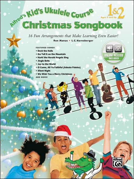 マヌス:アルフレッド・キッズ・ウクレレコース・クリスマス・ソングブック 第1巻 & 第2巻: CD付 【輸入:ギター】