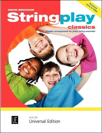 Stringplay Classics: 初心者向けフレキシブル弦楽アンサンブル用編曲集/Brooker編 【輸入:室内楽(パート譜)】