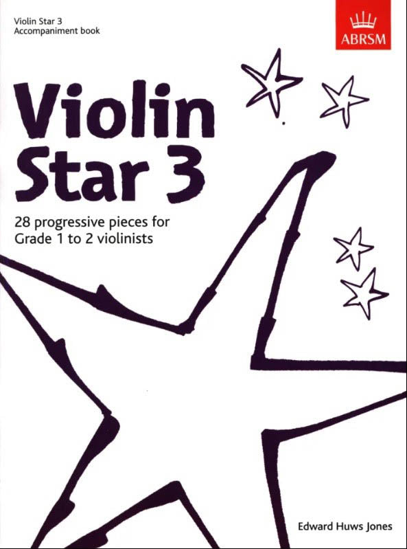 ヒューズ・ジョーンズ:バイオリン・スター第3巻: ピアノ伴奏集 【輸入:ヴァイオリン】