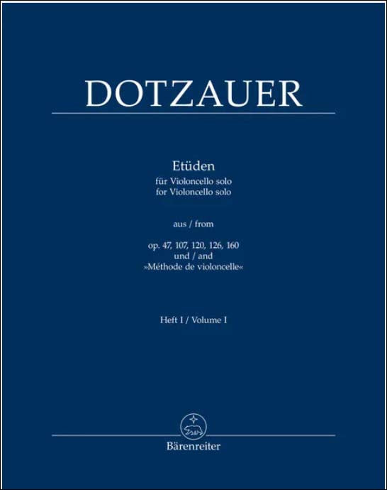 ドッツァウアー:チェロのための練習曲 第1巻 【輸入:チェロ】