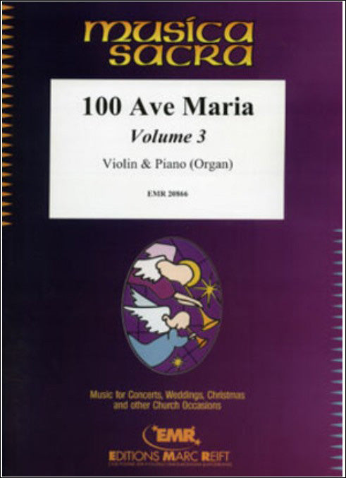 100のアヴェ・マリア 第3巻 【輸入:ヴァイオリン】