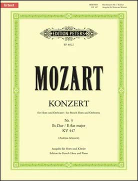 モーツァルト:Konzert Es-dur KV 447 【輸入:ホルン】