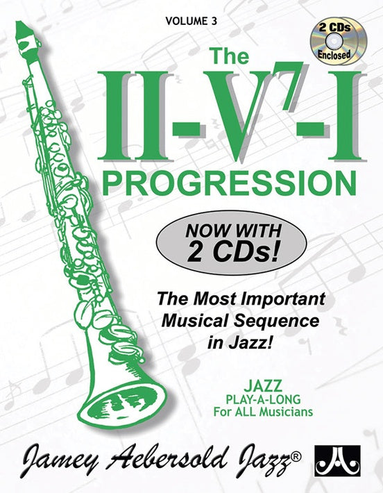 ジェミー・アバソルト・プレイ・アロング 第3巻: The II/V7/I Progression: 2CD付 【輸入:サクソフォン】