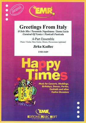 イタリアからの贈り物~4本のフレックス楽器のためのカンツォーネ名曲集/Kadlec編曲 【輸入:木管金管アンサンブル】
