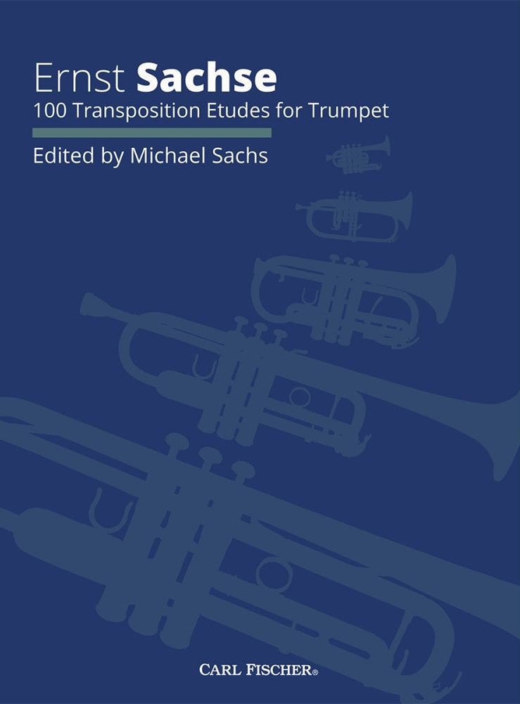 ザクセ:トランペットのための100の移調練習曲/Sachs編 【輸入:トランペット】
