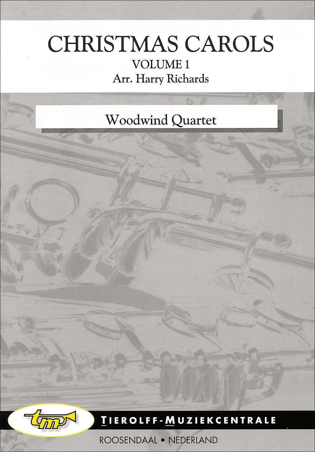 木管四重奏のためのクリスマス・キャロル 第1巻/Richards編: スコアとパート譜セット 【輸入:木管アンサンブル】