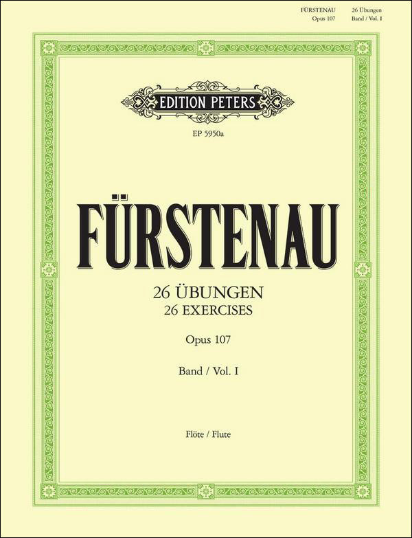 フルステノー:上級フルート奏者のための26の練習曲 Op.107 第1巻/Richter編 【輸入:フルート】