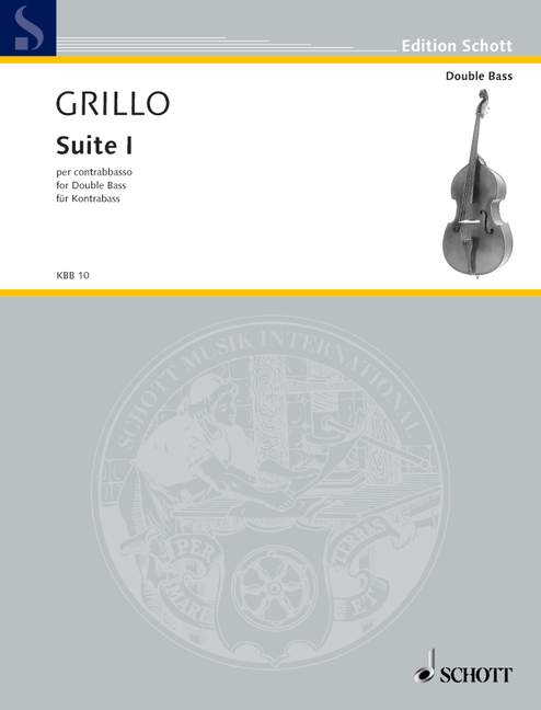 グリッロ:組曲 第1番/Sciarrino & Wilson編 【輸入:コントラバス】