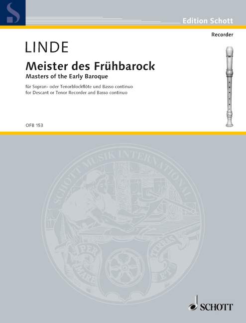 MEISTER DES FRUHBAROCK(S/T)/LINDE 【輸入:リコーダー】