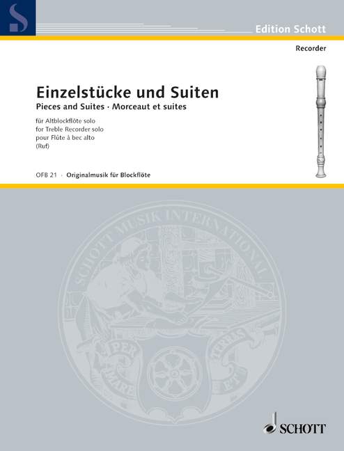 EINZELSTUCKE UND SUITEN/RUF(A) 【輸入:リコーダー】