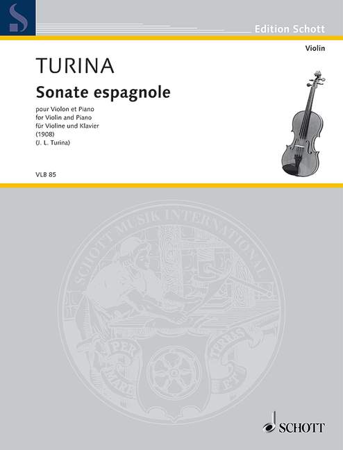 トゥリーナ:SONATE ESPAGNOLE 【輸入:ヴァイオリン】