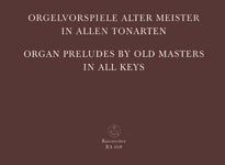 ORGELVORSPIELE ALTER MEISTER IN ALLEN TONARTEN 【輸入:オルガン】