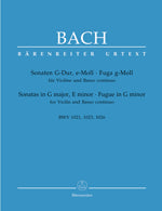 バッハ:バイオリン・ソナタ集 BWV 1021, 1023, 1026/新バッハ全集版 【輸入:ヴァイオリン】