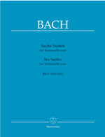 バッハ:無伴奏チェロ組曲 BWV 1007-1012/原典版/Wenzinger編 【輸入:チェロ】