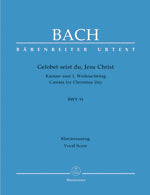 バッハ:カンタータ 第91番「イエス・キリストよ、汝はたたえられよ」 BWV 91(独語)/原典版/Durr & Raphael編 【輸入:合唱とピアノ】