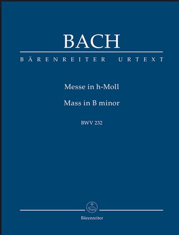 バッハ：新バッハ全集 II/1: ミサ曲 ロ短調 BWV 232/Ed. Smend(布装