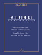 シューベルト：弦楽三重奏曲 第1番 変ロ長調 D 471、 第2番 変ロ長調 D