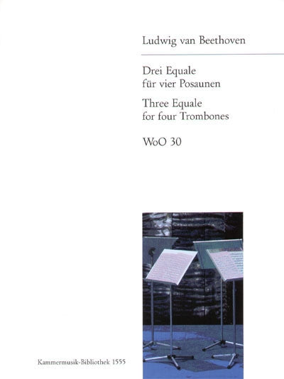 ベートーヴェン:3つのエクヴァーレ WoO 30 【輸入:トロンボーン】