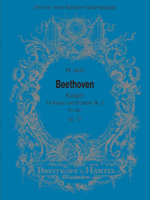 ベートーヴェン：ピアノ協奏曲 第5番 変ホ長調 Op.73 「皇帝」/新ベートーヴェン全集版/Kuthen編: 指揮者用大型スコア  【輸入：ピアノとオーケストラ(スコア)】