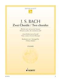 バッハ:2つのコラール BWV 140, 147/Alsdorf編 【輸入:ピアノ】