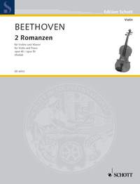 ベートーヴェン:ロマンス ト長調 Op.40、ヘ長調 Op.50 【輸入:ヴァイオリン】