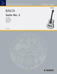 バッハ:無伴奏チェロ組曲 第3番 BWV 1009/デュアルテ編 【輸入:ギター】