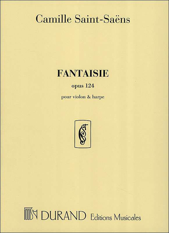 サン・サーンス:バイオリンとハープのための幻想曲 Op.124 【輸入:室内楽(パート譜)】
