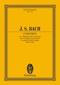 バッハ：3台のチェンバロのための協奏曲 第2番 ハ長調 BWV 1064 
