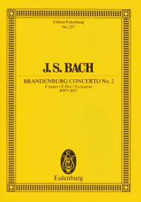 バッハ:ブランデンブルク協奏曲 第2番 ヘ長調 BWV 1047 【輸入:室内楽(スコア)】