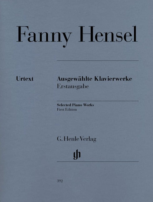 メンデルスゾーン=ヘンゼル:ピアノ作品選集/原典版/Kistner-Hensel編/Theopold運指 【輸入:ピアノ】