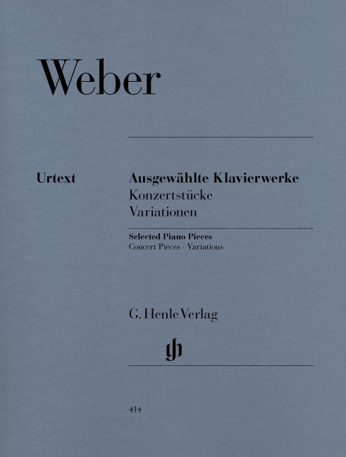ウェーバー:ピアノ作品選集/原典版/Gerlach & Viertel編/Kraus運指 【輸入:ピアノ】