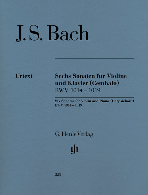 バッハ:バイオリン・ソナタ集 BWV 1014-1019/原典版 【輸入:ヴァイオリン】