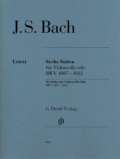 バッハ：無伴奏チェロ組曲 BWV 1007-1012 【輸入：チェロ】 | ヤマハの楽譜通販サイト Sheet Music Store