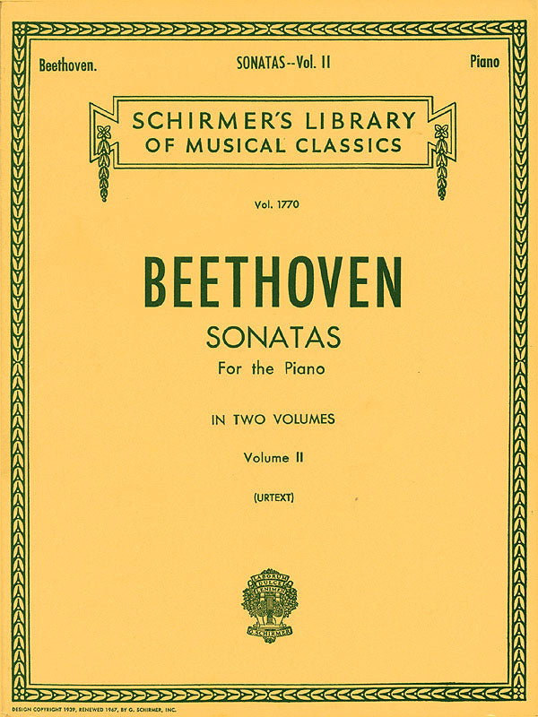 ベートーヴェン：ピアノ・ソナタ全集 第2巻/原典版 【輸入：ピアノ