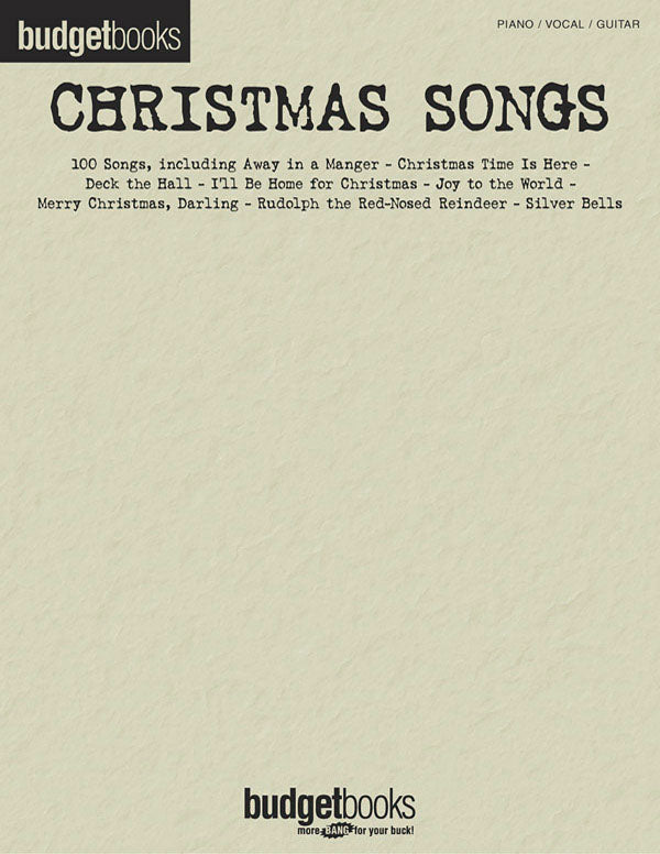 CHRISTMAS SONGS 【輸入:ヴォーカルとピアノ】