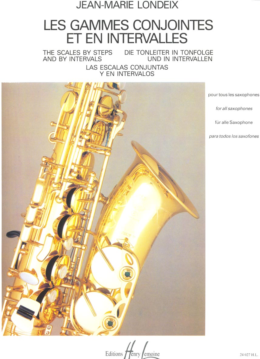 ロンデックス:Gammes Conjointes et en Intervalles, Les 【輸入:サクソフォン】