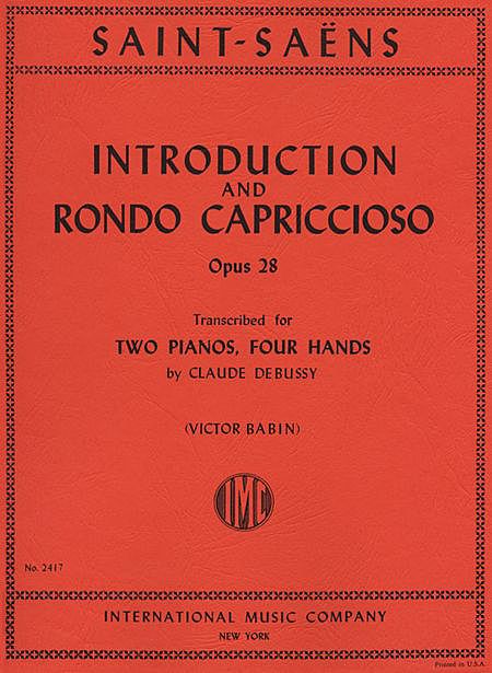 サン・サーンス:序奏とロンド・カプリチオーソ Op.28/ドビュッシー編 【輸入:ピアノ】