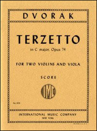 ドヴォルザーク:2本のバイオリンとビオラのための三重奏曲 ハ長調 Op.74 【輸入:室内楽(スコア)】