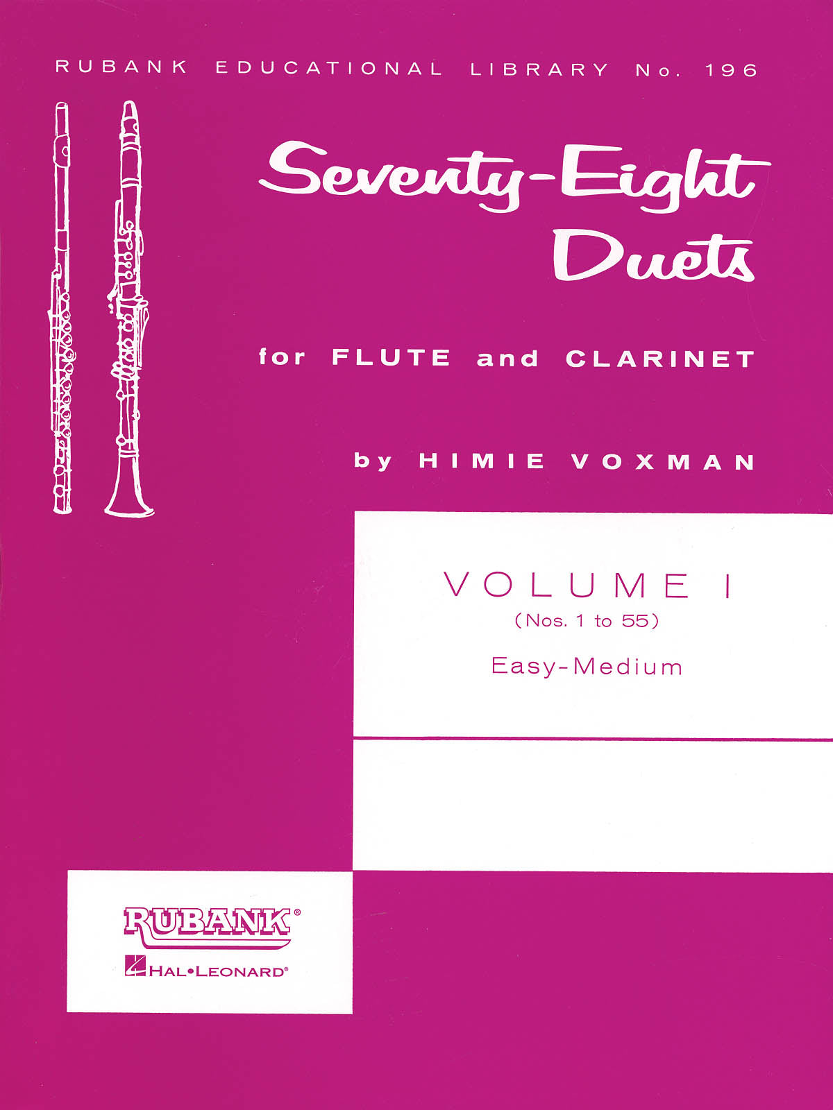 78 DUETS(FL,CL) VOL.1 【輸入:木管アンサンブル】