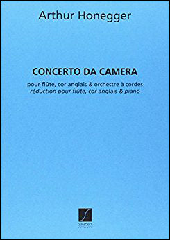 オネゲル:フルート、イングリッシュ・ホルンと弦楽のための室内協奏曲 【輸入:複数ソロ楽器とオーケストラ(スコア)】