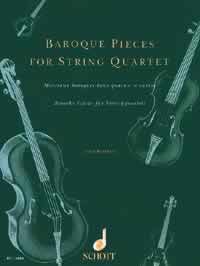 BAROQUE PIECES FOR STRING QUARTET 【輸入:室内楽(パート譜)】