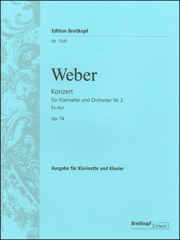ウェーバー：クラリネット協奏曲 第2番 変ホ長調 Op.74/原典版/Hausswald編: 指揮者用大型スコア  【輸入：クラリネットとオーケストラ(スコア)】